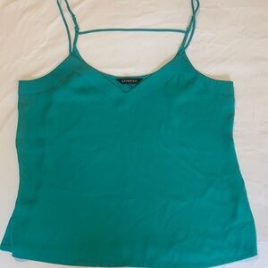 Express Silky Green Camisol Blouse Tank Medium